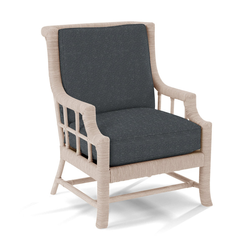 Fauteuil Lafayette, Bisque, Lin colombe élite