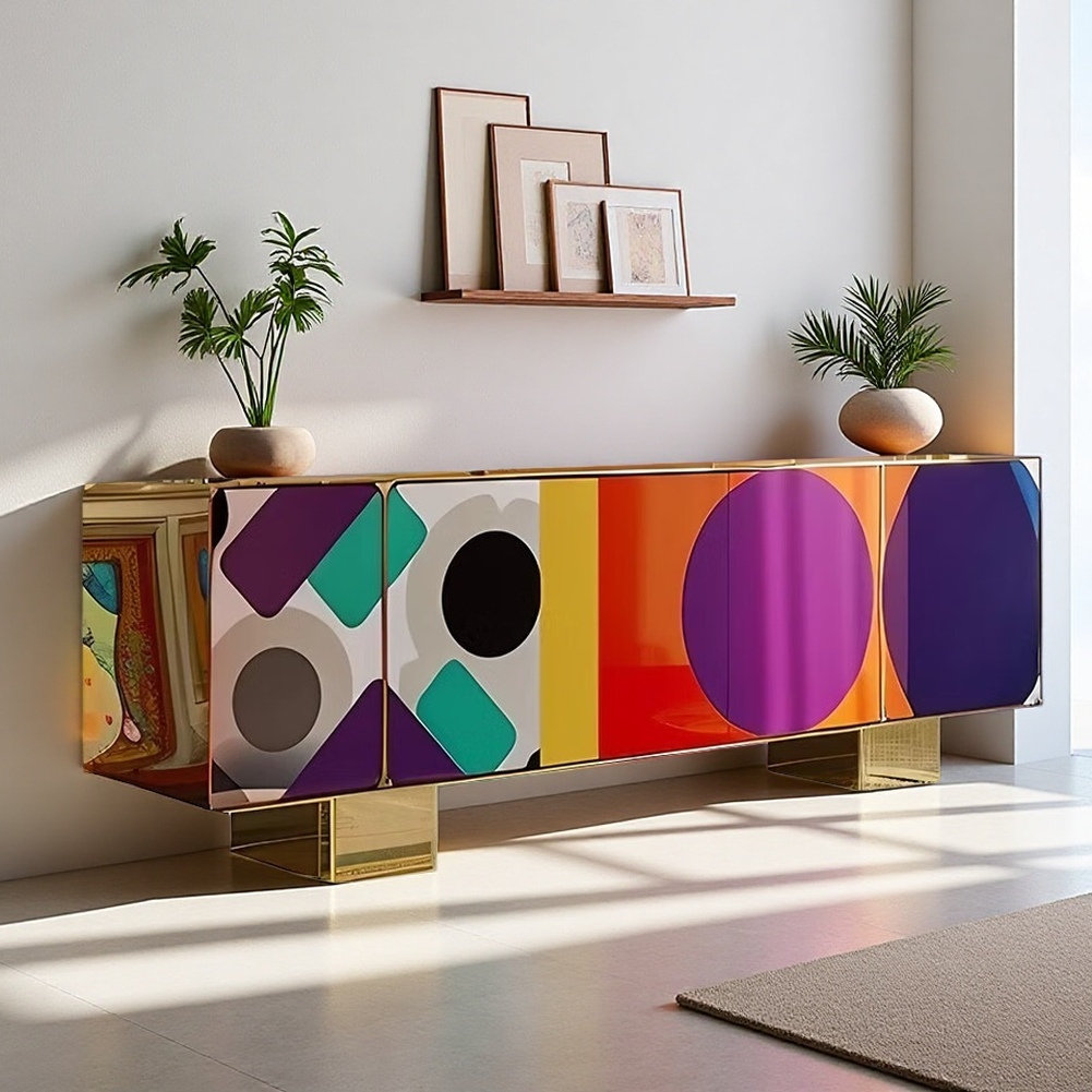 Hokku Designs Simple and Creative Art TV Cabinet | Wayfair