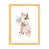 Toile avec cadre en bois beige est en rupture de stock