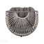 Fauteuil à œufs pivotant Reseda, forme de panier confortable avec fonction pivotante pour un confort maximal et une esthétique moderne-282010458-282010459