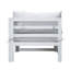 Chaise longue d'extérieur en aluminium avec coussins-395633295-395620738