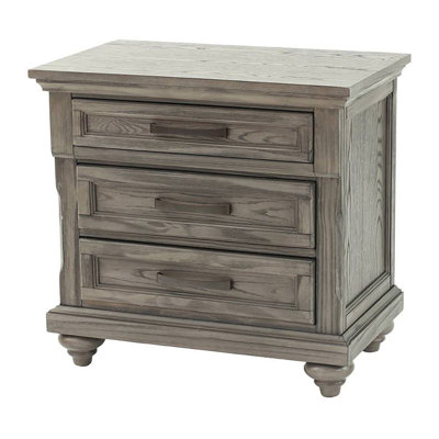 Tymekia 3 - Drawer Nightstand in Gray