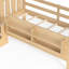 Lits simples en bois massif peu encombrants avec rangement, conception de plancher moderne pour enfants