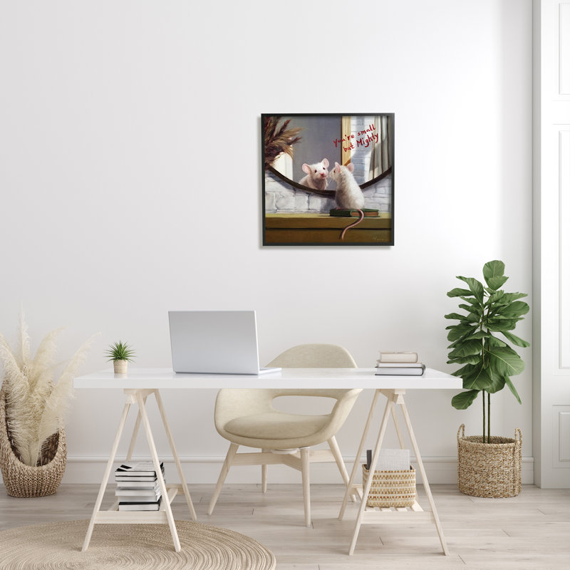 Petit mais puissant - Impression sur toile, Giclée encadrée noir minuit, H 24 po x l 24 po x P 1,5 po