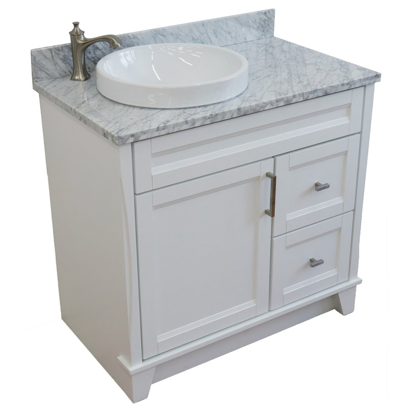 Ensemble de meuble-lavabo simple 37 po Matson, Blanc