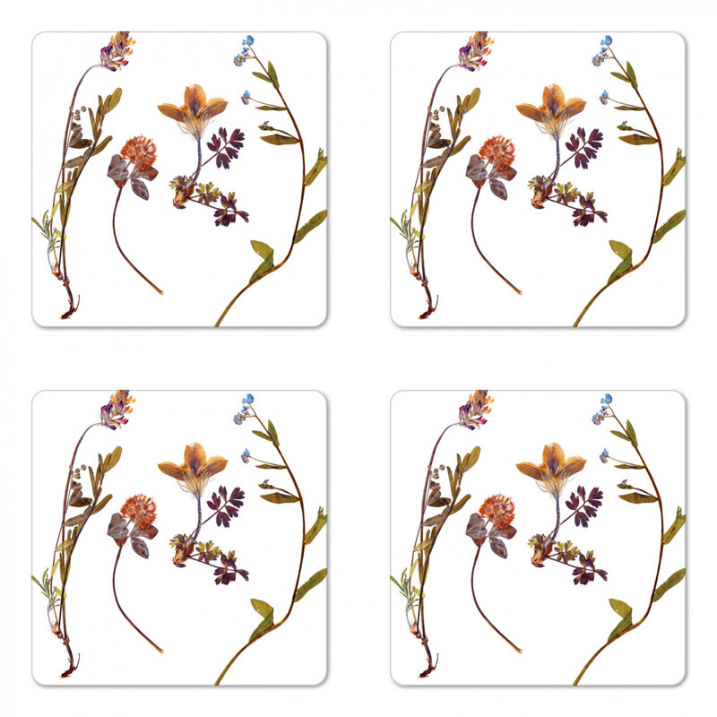 Sous-verre fleur