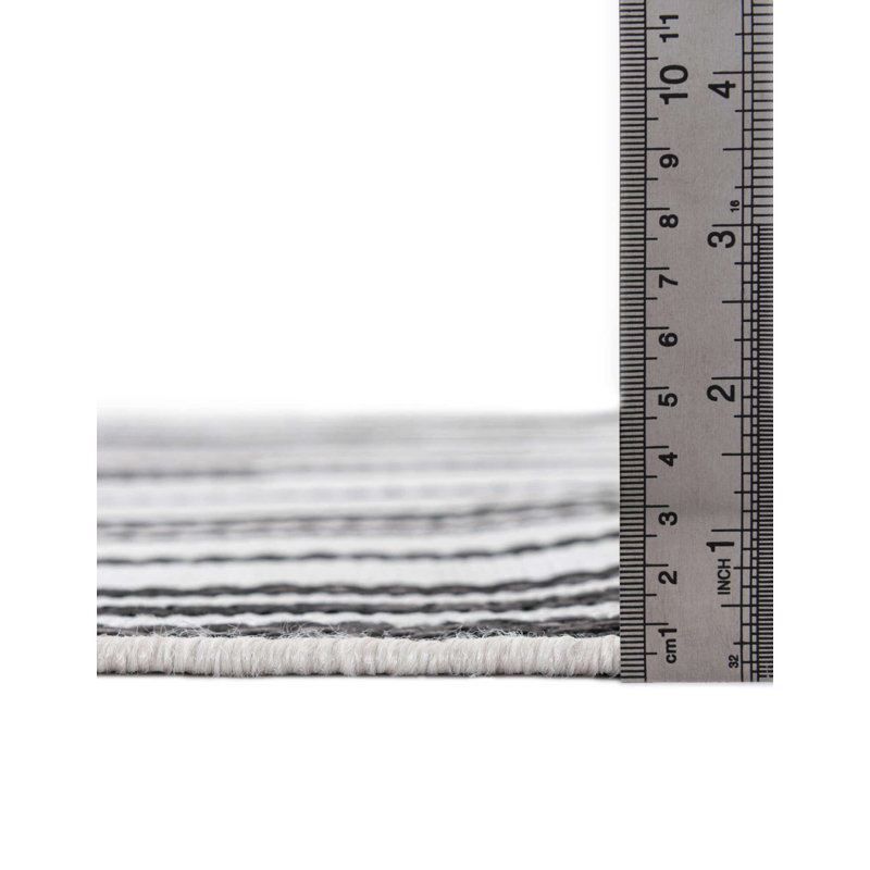 Tapis intérieur / extérieur d'extérieur moderne, Rectangle 9 pi x 12 pi