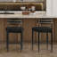 Tabouret de comptoir rembourré Velora-506842062