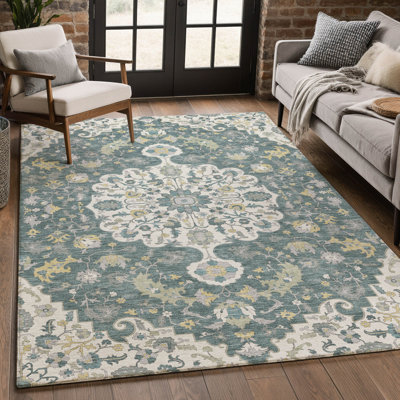 Machine Washable Indoor/Outdoor Chantille ACN2564 Global Rug