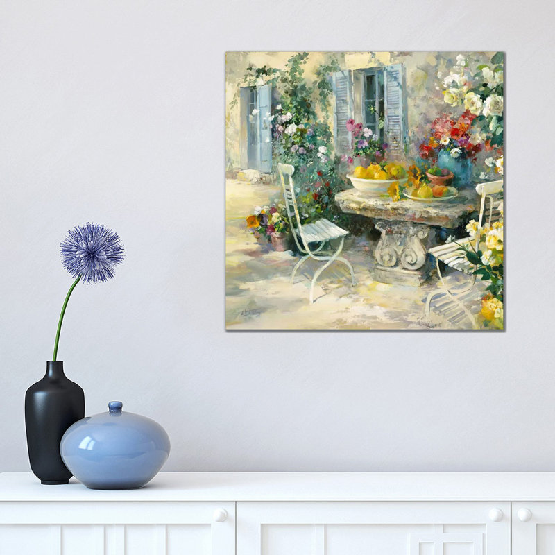 Idyllic Garden by Willem Haenraets - Wrapped Canvas Print, 45.72 cm H x 45.72 cm W x 1.91 cm D