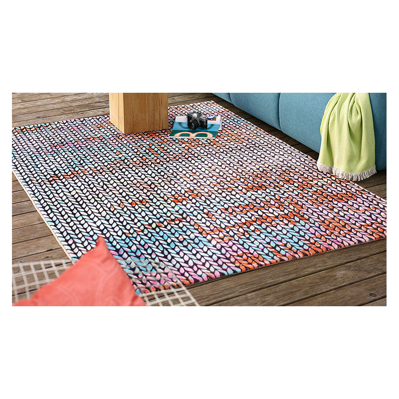 Dizzy Multi-coloured Indoor Rug, Rectangular 160 x 230cm