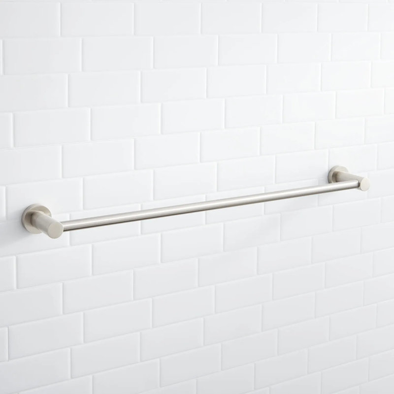24" Ceeley Collection Wall-Mount Towel Bar, Brushed Nickel