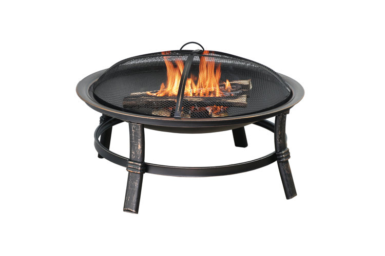 Endless Summer Steel Wood-Burning Fire Pit