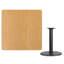 Plateau de table stratifié carré Jack avec base à hauteur de table-1984142539-1984142531