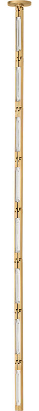 Catena 57 Pendant, Hand Rubbed Antique Brass, 3000 Kelvins, Remote