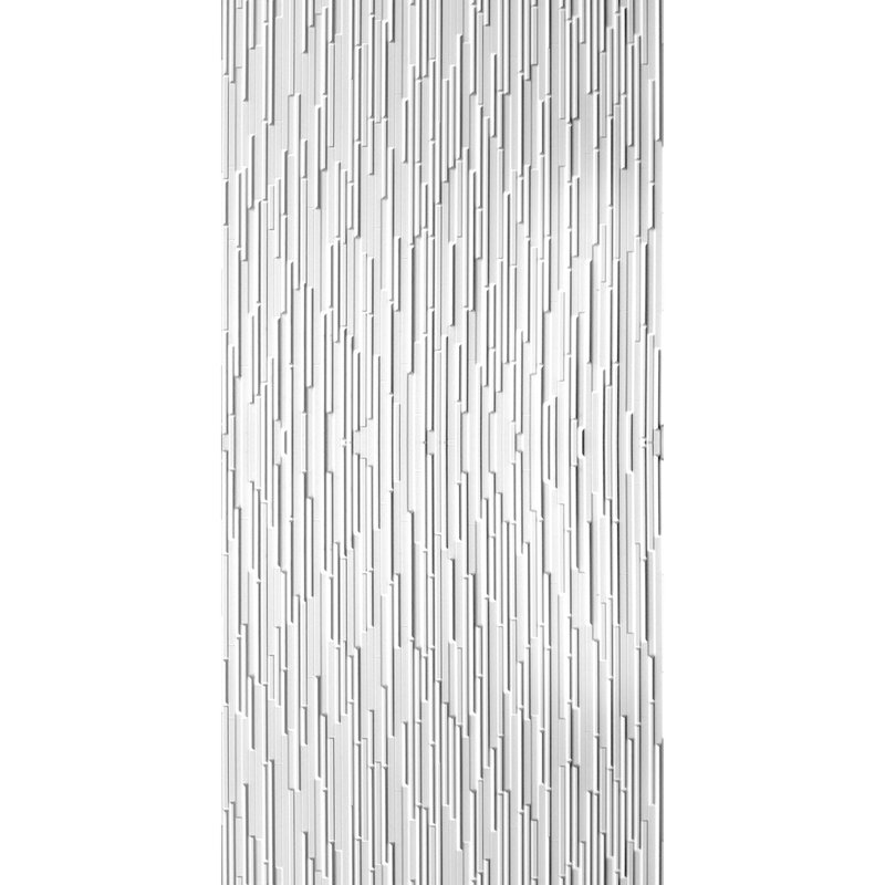 Glacier MirroFlex x 8 pi Panneaux muraux PVC PVC 3D - Blanc brillant (32 pieds carrés / feuille)