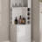 8-Bottle 2-Shelf Bar Cabinet-2098396109