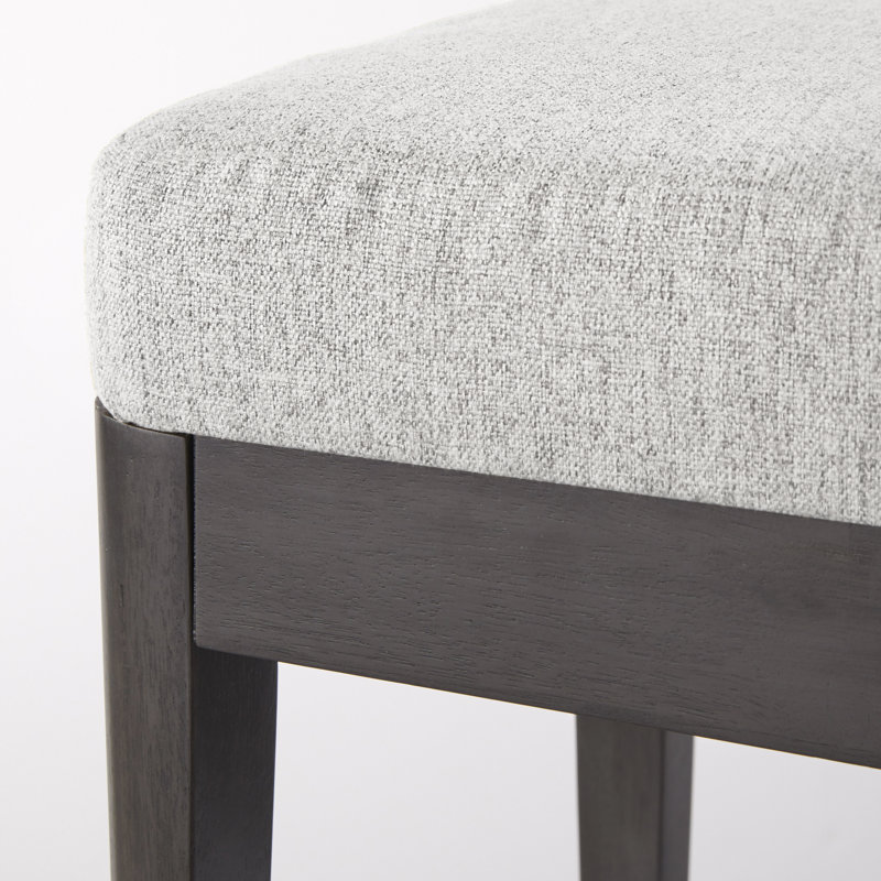 Solid wood dressing stool, Gris