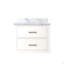 Meuble-lavabo simple blanc l 24 po x P 18 po avec plateau en acrylique-131992966
