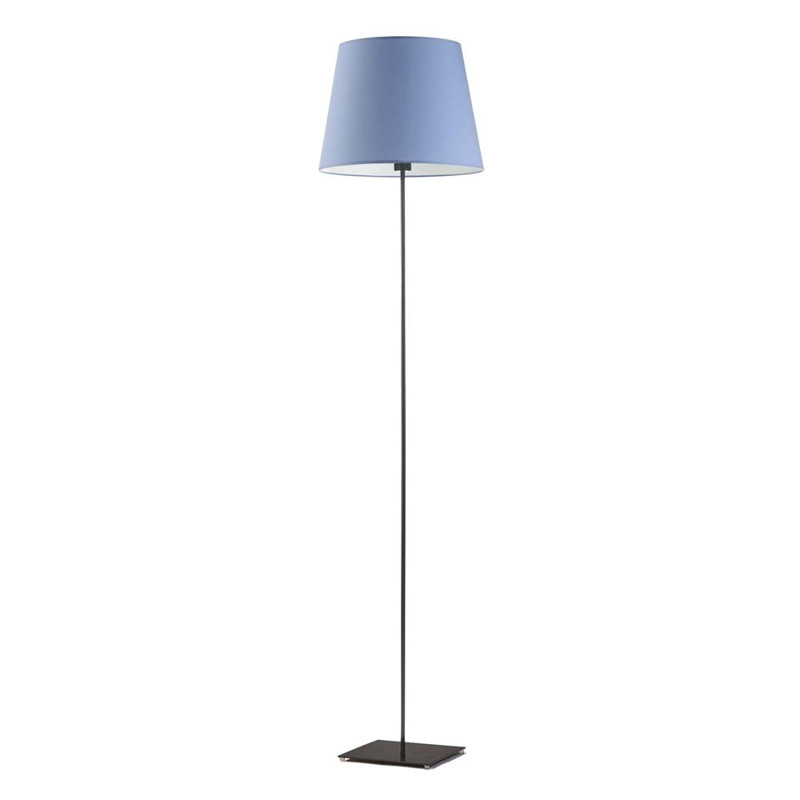Asauni 162.5cm Traditional Floor Lamp, Black, Blue