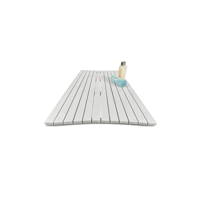 Banc de douche en teck CoastalVogue Eleganto, L 20 po x L 40 po