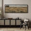 «Countryside Wildflowers Landscape», reproduction d'art sur toile encadrée-111696184-100937131