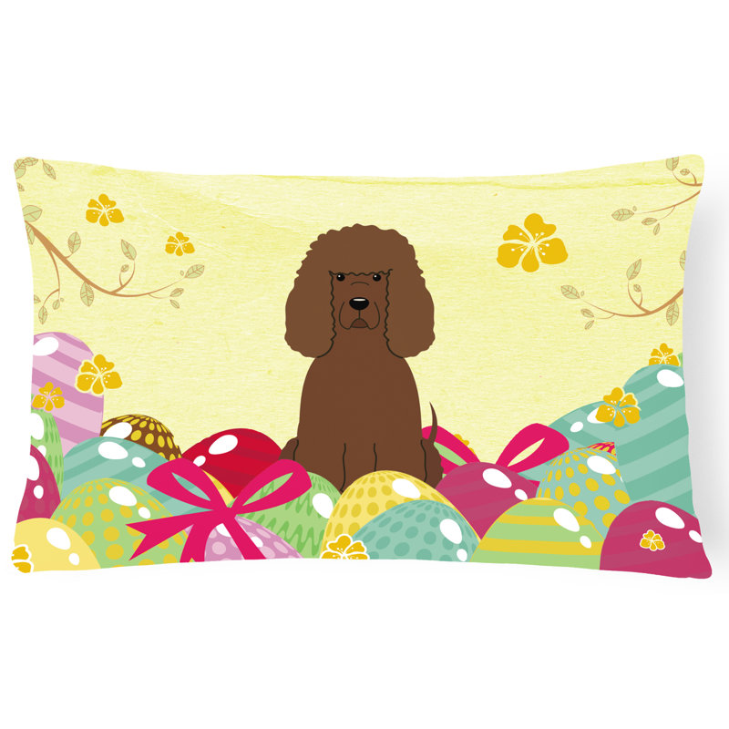 Coussin lombaire à l’eau de pâques œufs épagneul