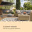 Bel Air 2 Person Porch Swing with Canopy