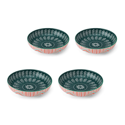 Stoneware Dinnerware Set 4 Piece - Service for 4