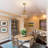 Single Dimmable Gold Crystal Chandelier