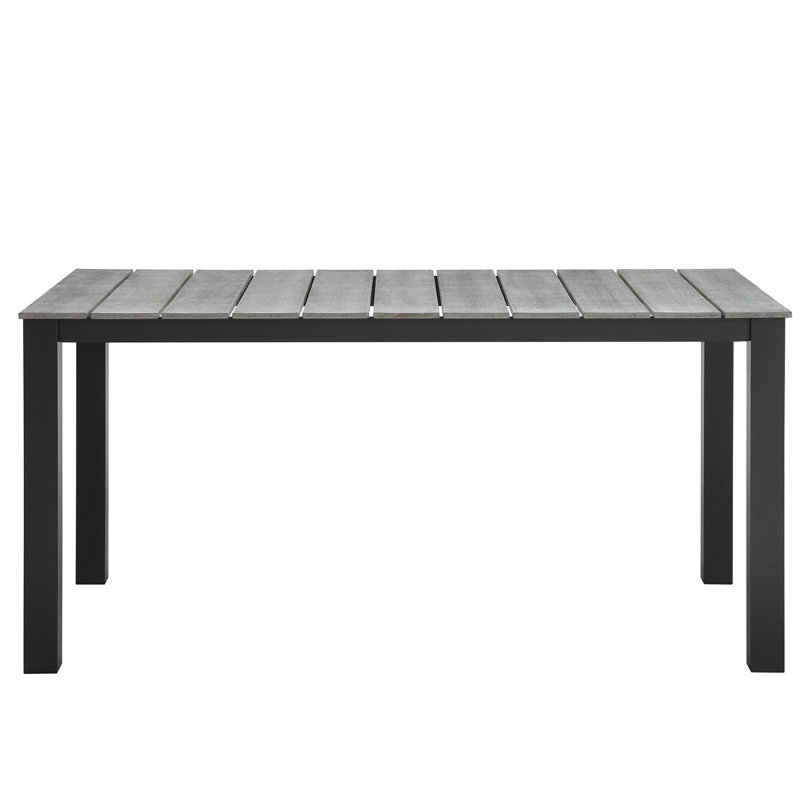 Table de salle à manger Maine, Brun/gris, H 29,5 po x l 63 po x P 35,5 po