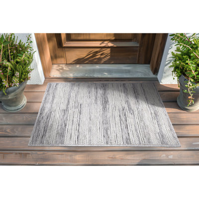 Striped Indoor/Outdoor Area Rug