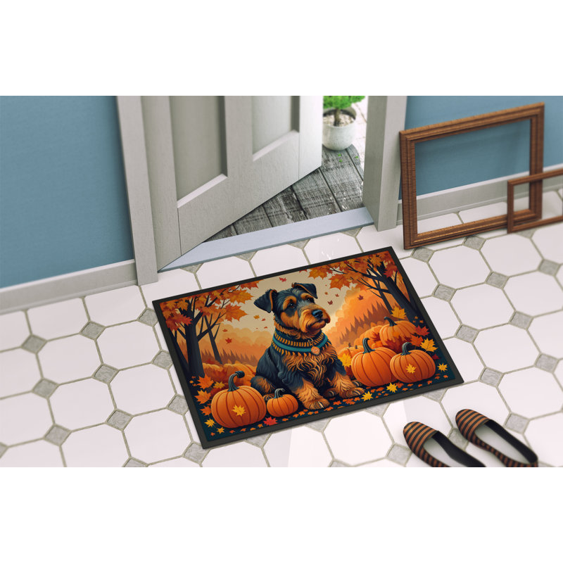 Tapis intérieur ou extérieur Airedale Terrier, L 24 po x L 36 po