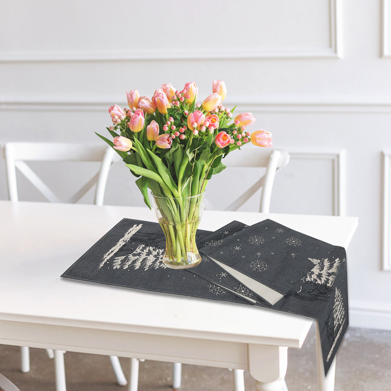 Décoration de table arbre de Noël en métal petit, H 8 po x l 4 po x P 2 po