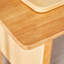 Table de salle à manger en bois massif de style chinois rétro avec imitation rotin convenant à la salle à manger et au bureau-1313598480