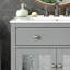 30" Bathroom Vanity With Ceramic Sink, Equipped With Adjustable Shelf And Tip-Out Tray, Bathroom Vanity With Solid Wood Legs, Metal Knobs And Soft Close Hinges-1055962289