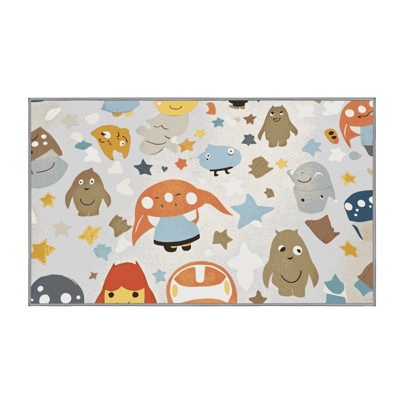 Tapis pour enfants East Urban Home, Rectangulaire 8 pi x 10 pi