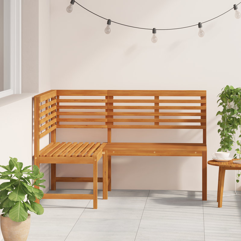 Bulera Solid Wood Acacia Outdoor Bench