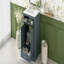 Meuble-lavabo 24 po avec lavabo en céramique intégré, armoire de salle de bain avec 2 portes, 1 tiroir basculant, meuble-lavabo simple pour salle de bain de petite et moyenne taille, bleu-129597944
