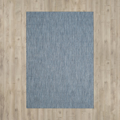 Herzberg Mull Gray Area Indoor/Outdoor Area Rug