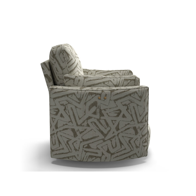 Fauteuil inclinable Vedika, Impression sur toile Creed, Alimentation