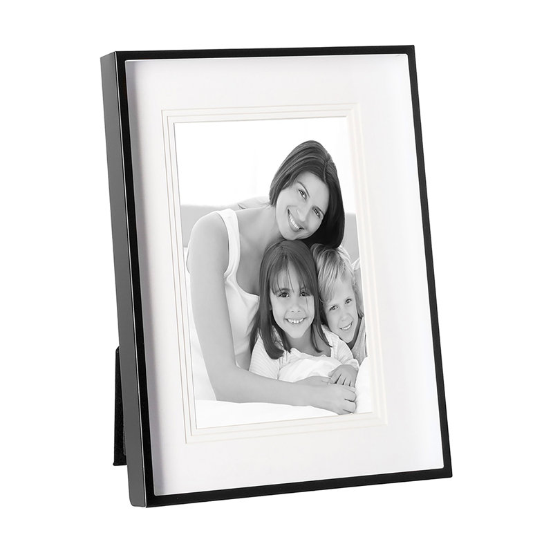 Cadre photo Alexis noir thermolaqué 6X8, H 8,27 po x l 6,29 po x P 1,18 po