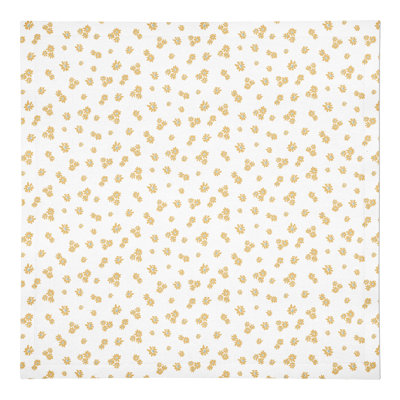 Serviette en coton 10 "à motif marguerite