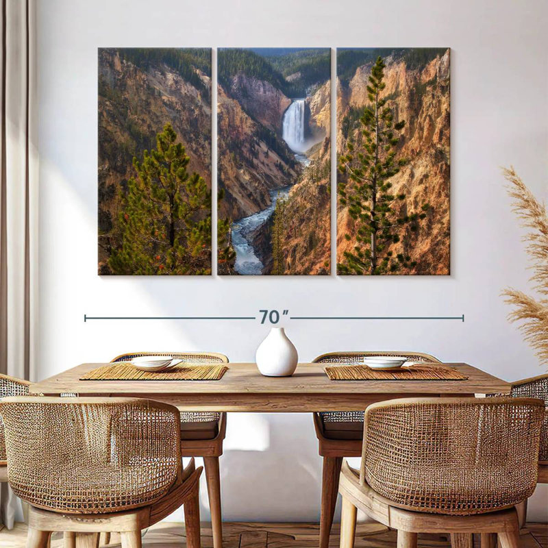 Alvord Great Yellowstone River, H 42 po x l 65 po