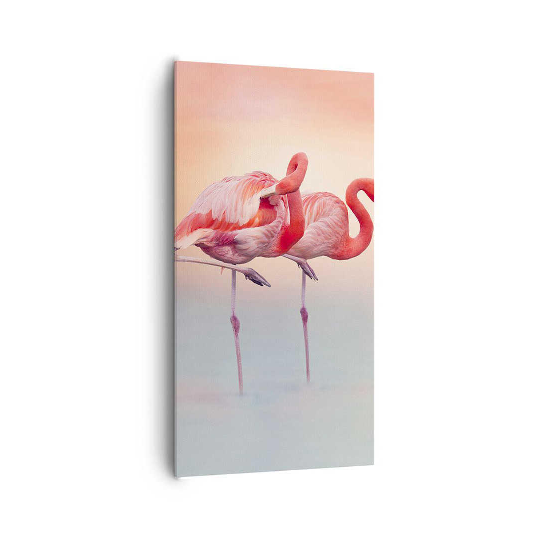 Leinwandbild Flamingos Exoticism Birds