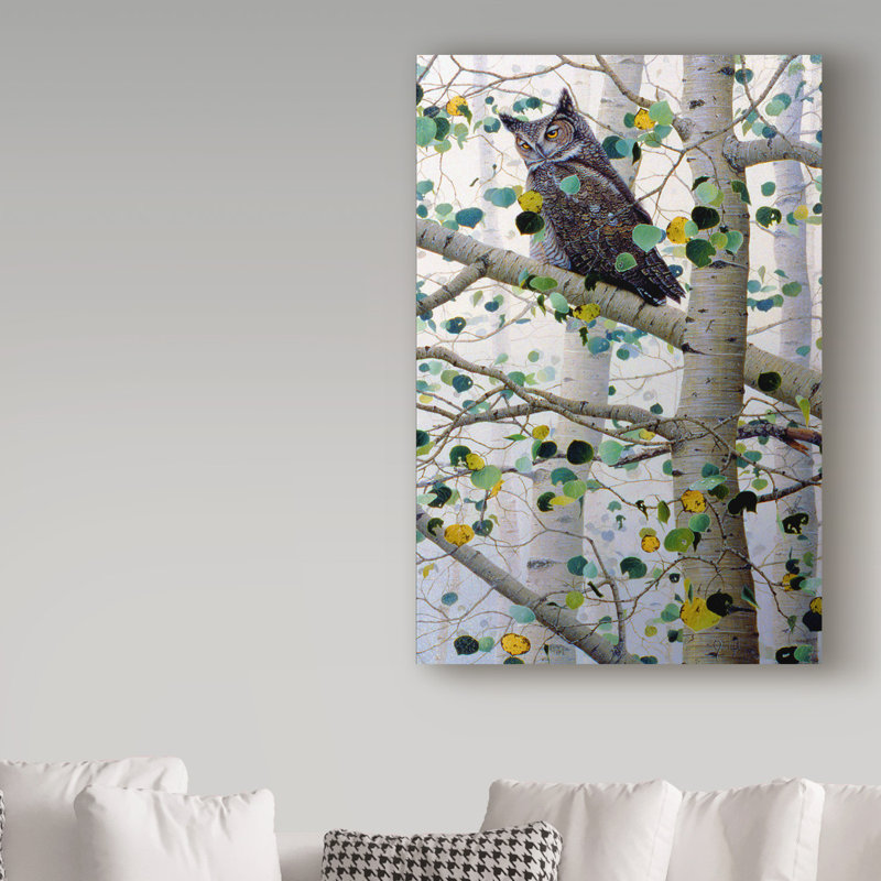 «Misty Aspen» par Fazulla, impression sur toile tendue, H 32 po x l 22 po x P 2 po