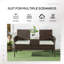 Lincolnshire 59cm Long Slat Seat with Cushions
