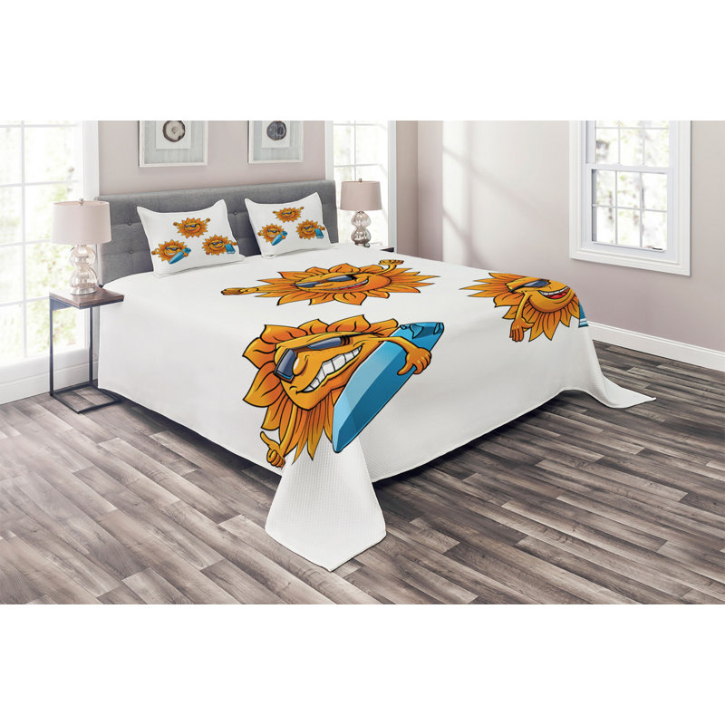Coverlet, King Bedspread + 2 Shams