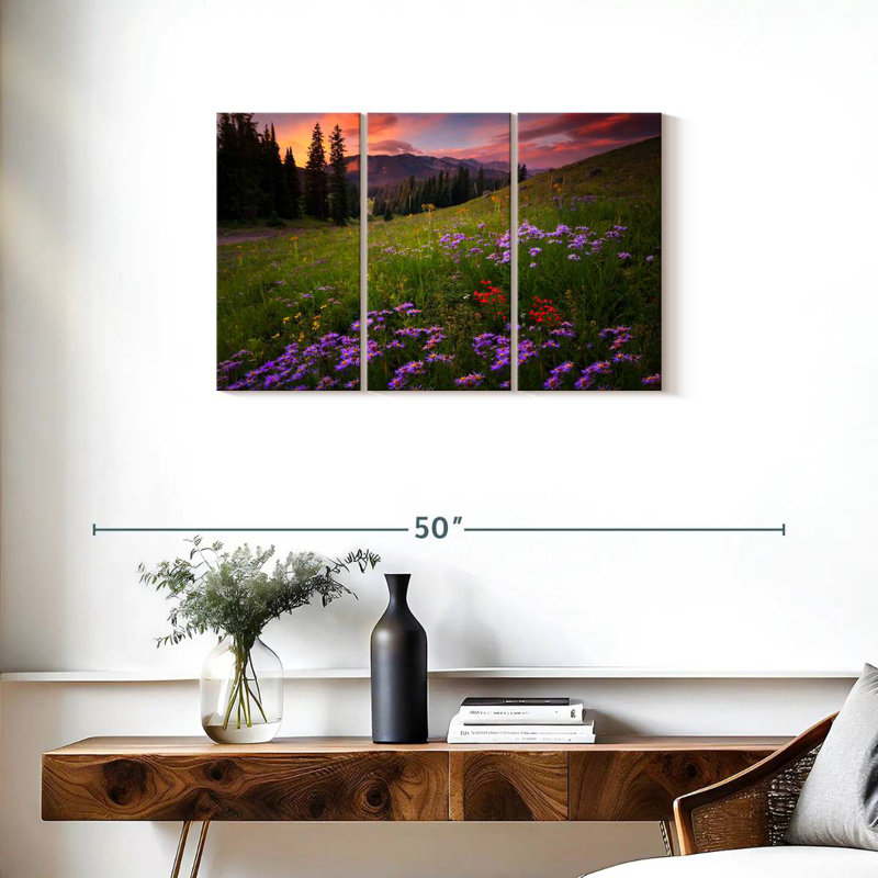 Alvord Rocky Mountains Wildflowers, H 20 po x l 33 po