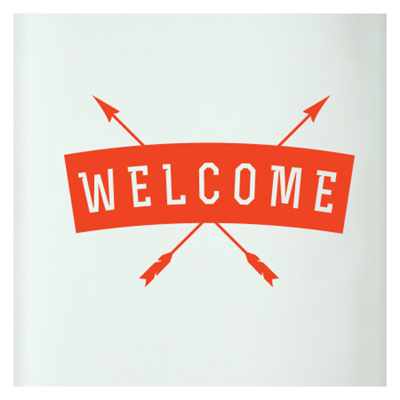 Wall Decal, Orange